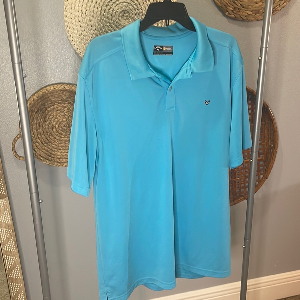 Blue Mens Gold Shirt